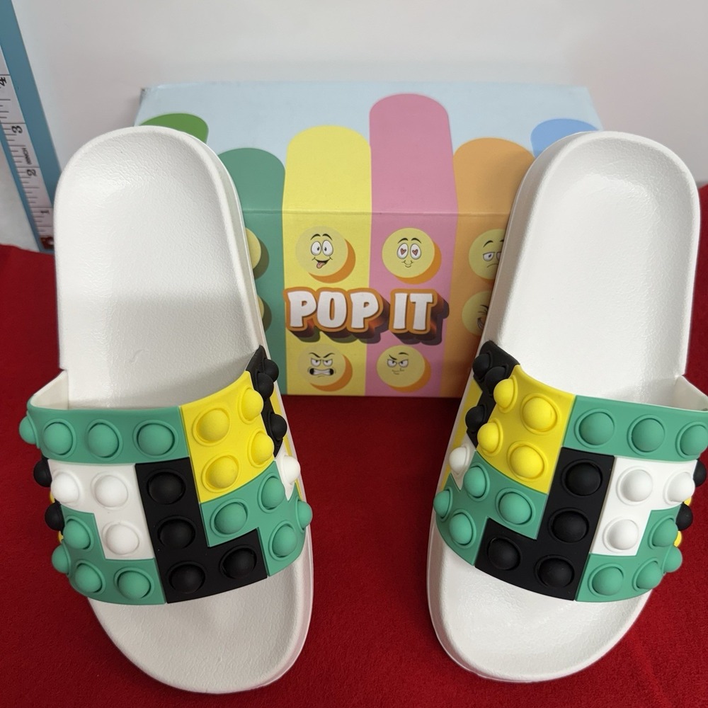 Kids Pop It Slide On Shoes New  Size 1 (32)